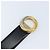 Cintura in pelle Cartier Trinity 34,3" Nero Oro Auth BAZ291 D'oro - vista 7