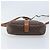 Céline Sac à épaule en toile Macadam CELINE en cuir PVC marron doré Auth 174572 - vue 9