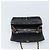 CHANEL Diana 25 Borsa a Catena Matelassé Pelle Verniciata Nera Oro CC Auth bs34314 - vista 15