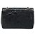 CHANEL Diana 25 Borsa a Catena Matelassé Pelle Verniciata Nera Oro CC Auth bs34314 - vista 3