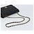 CHANEL Diana 25 Borsa a Catena Matelassé Pelle Verniciata Nera Oro CC Auth bs34314 - vista 7