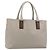 Bottega Veneta Tote Bag aus PVC-Canvas Grau Auth BA11786 Braun