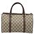 Borsa Boston in PVC beige e oro della linea Sherry GG Supreme di GUCCI 40 02 007 Auth mr2206 D'oro - vista 3