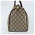 Borsa Boston in PVC beige e oro della linea Sherry GG Supreme di GUCCI 40 02 007 Auth mr2206 D'oro - vista 4