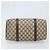 Borsa Boston in PVC beige e oro della linea Sherry GG Supreme di GUCCI 40 02 007 Auth mr2206 D'oro - vista 9