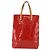 LOUIS VUITTON Monogram Vernis Reade MM Borsa a Mano Rossa M91086 LV Auth BAZ846 Rosso - vista 2