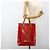 LOUIS VUITTON Monogram Vernis Reade MM Borsa a Mano Rossa M91086 LV Auth BAZ846 Rosso - vista 22