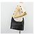 Borsa a Spalla in Pelle Nera e Oro GUCCI 001 1998 1805 Auth bs34225 Nero D'oro - vista 22