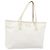 Borsa tote in PVC bianco e argento GG Implementation di GUCCI 211137 Auth 174563