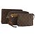 LOUIS VUITTON Borsa Clutch Monogram 3 Set LV Auth am10971 Monogramma