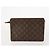 LOUIS VUITTON Borsa Clutch Monogram 3 Set LV Auth am10971 Monogramma - vista 3