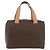 Céline Borsa Boston in tela Macadam CELINE in pelle PVC marrone oro Auth BAZ795A D'oro - vista 2