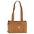Bolso Tote Vicetos Logogram MCM de cuero PVC marrón y dorado Auth 166783 Castaño