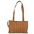 Bolso Tote Vicetos Logogram MCM de cuero PVC marrón y dorado Auth 166783 Castaño - vista 3