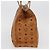 Bolso Tote Vicetos Logogram MCM de cuero PVC marrón y dorado Auth 166783 Castaño - vista 5