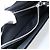 Borsa a Spalla a Catena in Velluto Nero e Argento Jimmy Choo Auth BA12020A - vista 21