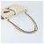VALENTINO Borsa a Spalla con Catena Pelle Bianca Oro Auth bs34199 Bianco D'oro - vista 7