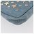 Bolsa de mão com studs Jimmy Choo em denim azul Auth BAZ213A - vista 8