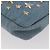 Bolsa de mão com studs Jimmy Choo em denim azul Auth BAZ213A - vista 9