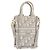 Borsa libro verticale in tela Trotter Christian Dior Mini Borsa 2way Auth BAZ782A Marrone D'oro