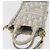 Borsa libro verticale in tela Trotter Christian Dior Mini Borsa 2way Auth BAZ782A Marrone D'oro - vista 6