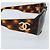 Gafas de sol CHANEL COCO de plástico marrón 01450 91235 CC Auth BA11839 Castaño - vista 8