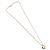Collana Christian Dior metallo oro Auth mr2291 D'oro - vista 2