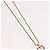 Collana Christian Dior metallo oro Auth mr2291 D'oro - vista 4
