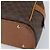 Céline Borsa a mano in tela Macadam CELINE in pelle PVC marrone oro Auth mr2265 D'oro - vista 10