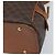 Céline Borsa a mano in tela Macadam CELINE in pelle PVC marrone oro Auth mr2265 D'oro - vista 12