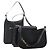 Borsa a Spalla GG Canvas Gucci in Nylon e Pelle 3 Pezzi Nera Auth fm5310 Nero
