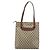 Gucci Borsa Tote GG Supreme in PVC beige e oro 002 39 6130 Auth BA11743 D'oro - vista 3
