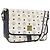 Borsa a spalla MCM Vicetos Logogram in pelle PVC bianca e oro Auth ka3568 Bianco D'oro