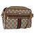 Borsa a Spalla Gucci GG Supreme Web Sherry Line PVC Beige 98 02 004 Auth BAZ558 D'oro