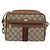 Borsa a Spalla Gucci GG Supreme Web Sherry Line PVC Beige 98 02 004 Auth BAZ558 D'oro - vista 2