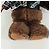 LOUIS VUITTON Portachiavi Bear in pelle marrone M03206 LV Auth YKZ811SAM - vista 3