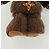 LOUIS VUITTON Portachiavi Bear in pelle marrone M03206 LV Auth YKZ811SAM - vista 9