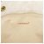 Borsa a spalla a catena CHANEL in pelle bianca oro CC Auth mr2247 Bianco D'oro - vista 15
