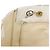 Borsa a spalla a catena CHANEL in pelle bianca oro CC Auth mr2247 Bianco D'oro - vista 19