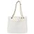 Borsa a spalla a catena CHANEL in pelle bianca oro CC Auth mr2247 Bianco D'oro - vista 2