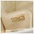 Borsa a spalla a catena CHANEL in pelle bianca oro CC Auth mr2247 Bianco D'oro - vista 22