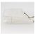 Borsa a spalla a catena CHANEL in pelle bianca oro CC Auth mr2247 Bianco D'oro - vista 4