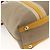 PRADA Bolsa de Mão Logo jacquard 2way Bege Ouro Auth ka3542 Dourado - vista 15
