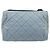 Prada Tasche Nylon Hellblau Silber Auth BAZ116A - Ansicht 3