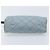 Prada Tasche Nylon Hellblau Silber Auth BAZ116A - Ansicht 7