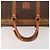 Céline Borsa Boston in tela Macadam CELINE in pelle PVC marrone e oro Auth YKZ215 D'oro - vista 7