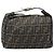 Borsa a mano in tela Zucca FENDI nera e oro Auth bs34151 Nero D'oro - vista 3