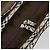 Borsa a mano BURBERRY in nylon marrone argento autentica mr2204 - vista 14