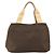 Borsa a mano BURBERRY in nylon marrone argento autentica mr2204 - vista 2