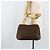 Borsa a mano BURBERRY in nylon marrone argento autentica mr2204 - vista 22